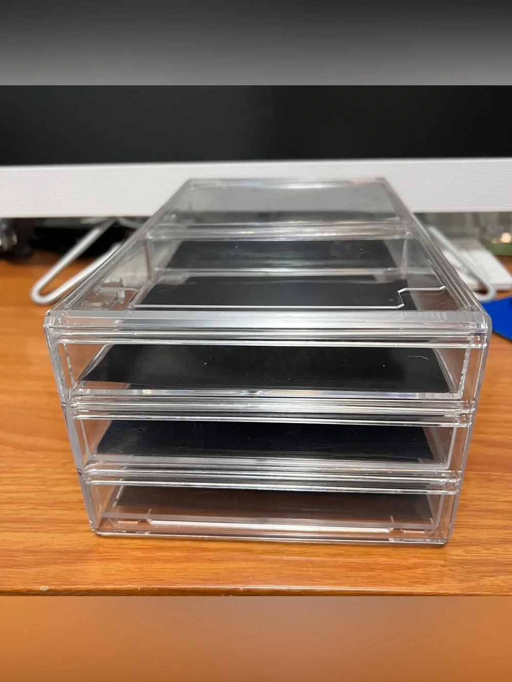 Clear Acrylic Makeup 4 Drawer Organizer